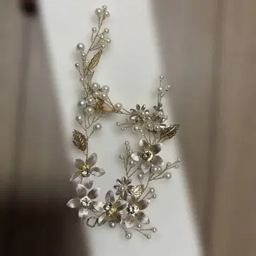 웨딩 베일 머리 장식 세트