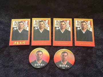 용과 같이 사지마 타이거 캔뱃지 샷 이미지 카드 세트 금박 2