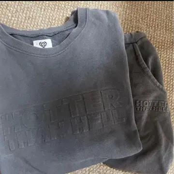 HOTTER THAN HELL 그레이 T셔츠 L 사이즈