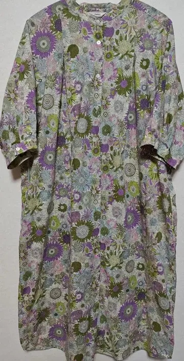 Parkes 리버티 타나론 밴드 카라 턱 원피스 M