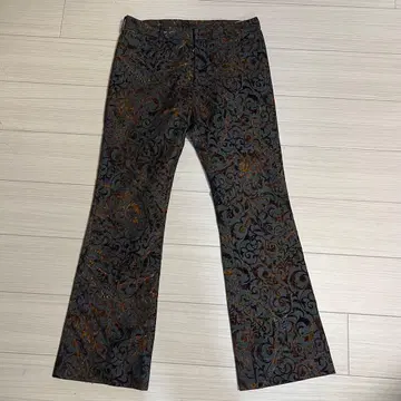 KATHARINE HAMNETT 플로럴 플레어 팬츠