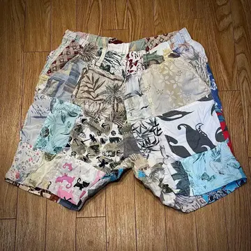 nasngwam 패치워크 숏팬츠 M