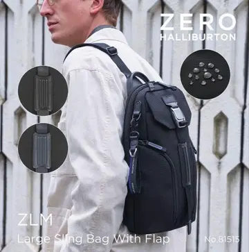 [컨디션 최상] 제로 할리버튼 ZERO 숄더백 네이비