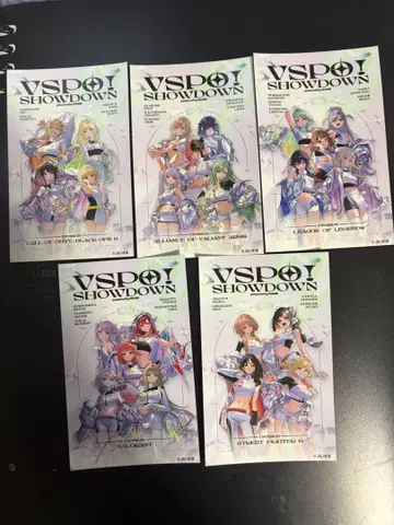 브이스포 SHOWDOWN RAGE 레드불 스티커 컴프 세트 5점