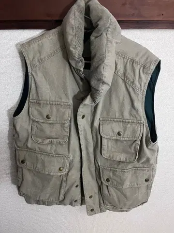 Eddie Bauer 베이지 다운 베스트