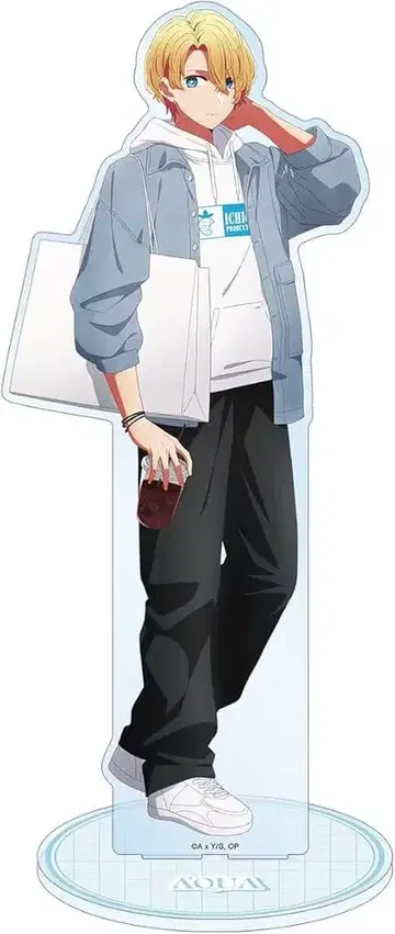 [최애의 아이] 신규 일러스트 아쿠아 쇼핑ver. 특대형 아크릴 스탠드