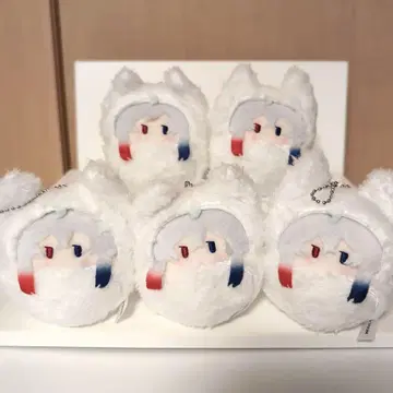 컬러풀 피치 돗누쿠 호두 싸개 5개 세트 마스코트 키링