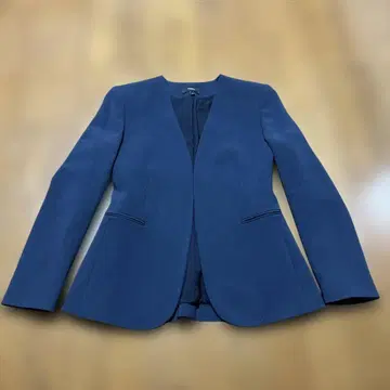 Theory 노카라 자켓 네이비 사이즈 0