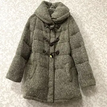 클로셰 크로셰 더플 코트 다운 코트