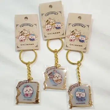 상하이 한정판 치이카와 키링 치이카와 토끼 하치와레 세트