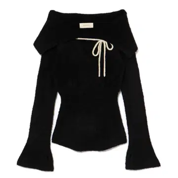 andmary Flora knit tops black