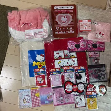 산리오 뽑기 복권 헬로키티, 마이멜로디, 쿠로미 복권 해피 복권 세트.