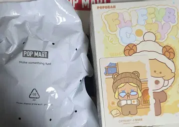 POP MART POPBEAN Fluffy & Cozy 봉제 인형 본체