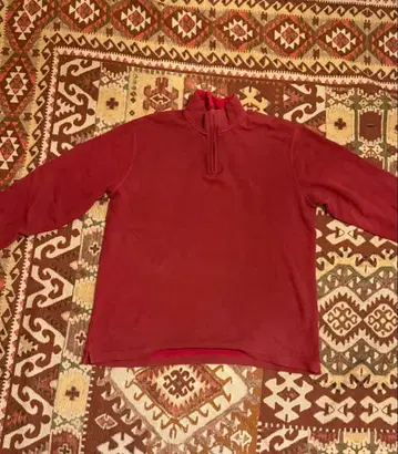 CHAPS 빨간색 하프 지퍼 트레이닝복