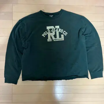 Polo Jeans Co. 다크 그린 맨투맨