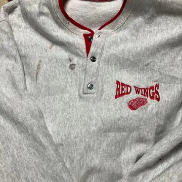 RED WINGS 버튼 헨리넥 트레이닝복 L~XL