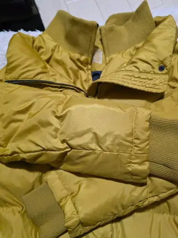 루프트 로브 다운 자켓 겨자색 새상품급 M