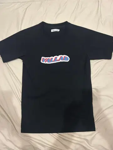 VALLAD 블랙 로고 T셔츠 S