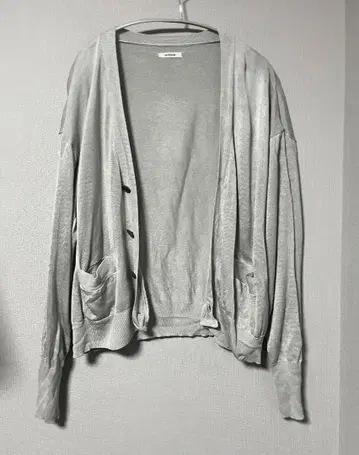 인테림 INTERIM 실크 가디건 SILK CARDIGAN