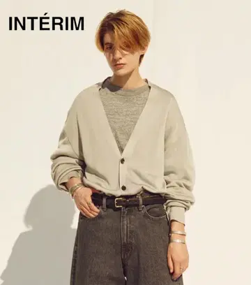 인테림 INTERIM 실크 가디건 SILK CARDIGAN