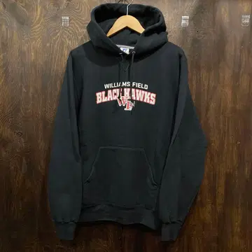 미국 빈티지 의류 칼리지 프린트 후드 맨투맨 후드티 블랙 Russell