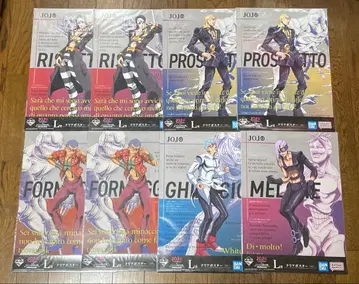 제일복권 죠죠의 기묘한 모험 황금의 바람 클리어 포스터 8장