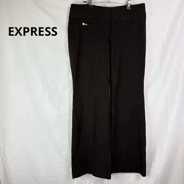 EXPRESS 플레어 팬츠 다크 브라운 [ 10R ] 오피스 캐주얼