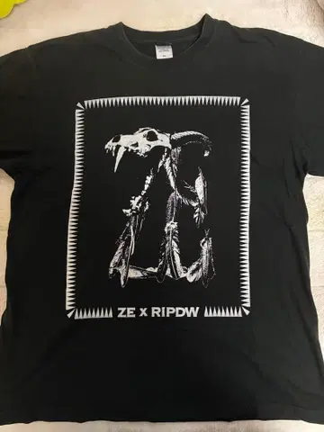ZERO EVOKE 제로 에보 x RIPDW 콜라보T셔츠 XL