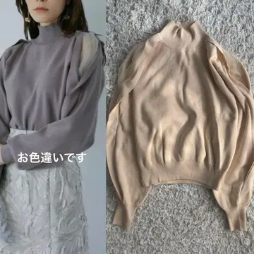 [ 컨디션 최상 ] 라그나문 숄더튤 니트 풀오버