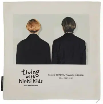 Living with kinki kids 25주년 쿠션 커버