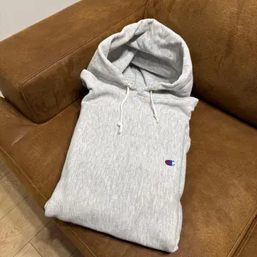 90's Champion 리버스 위브 후드티 눈 있음 XL