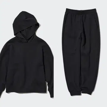 유니클로 드라이 맨투맨 후드티 조거 팬츠