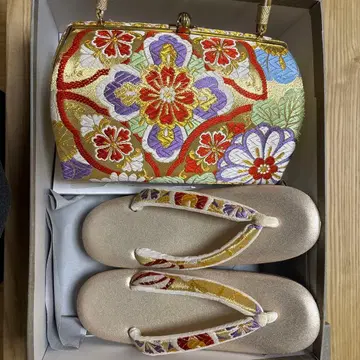 꽃무늬 자수 일본 의류용 백과 조리 세트