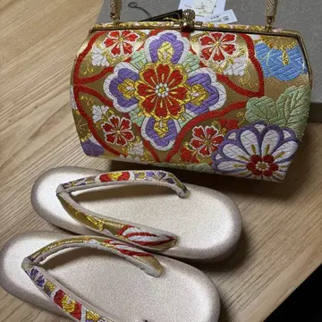 꽃무늬 자수 일본 의류용 백과 조리 세트