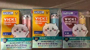 VICKS 드롭스 세트 외부 박스 캔디 포함