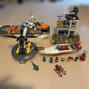 LEGO 해상 보안청 세트 정크제품