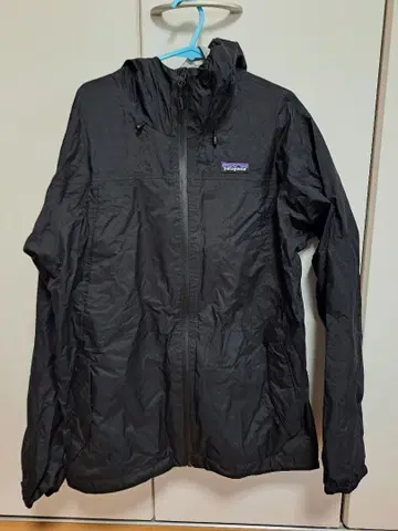 patagonia h2no 블랙 나일론 자켓