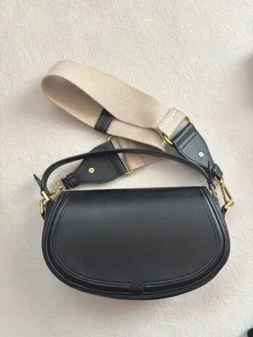 ZARA 자라 블랙 하프문 숄더백 2way 백