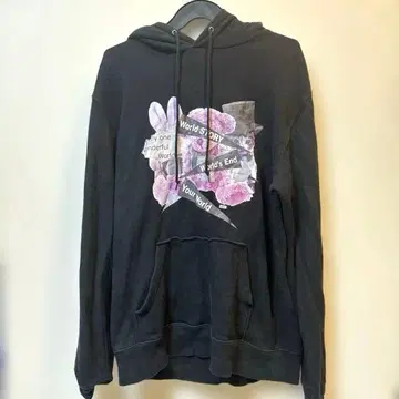 KMK 후드 부착 블랙 후드티 2개 구제 의류