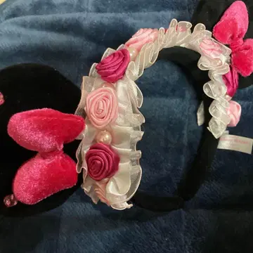 디즈니 미니 머리띠 장미