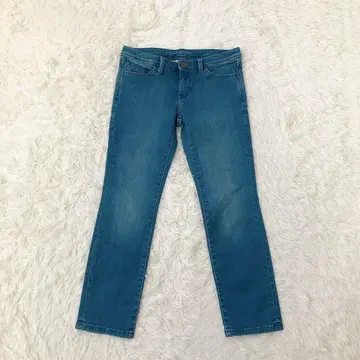 바나나리퍼블릭 데님 팬츠 스키니 스트레치 로우라이즈 면 혼방 바지