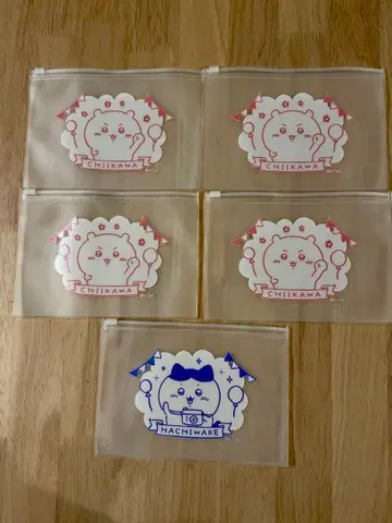 치이카와 (먼작귀) 하치와레 마스크 케이스 5개 세트