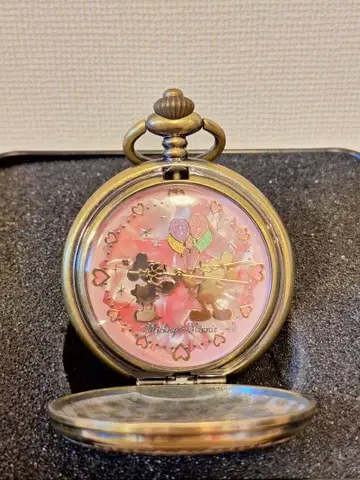 미키마우스 회중시계 MF 각인 포함