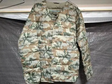 B:MING BEAMS 리버서블 다운 카모