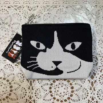 [미사용 새상품] Manhattaner's 맨해트너즈 파우치 검은 고양이
