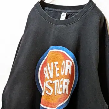 스마트 블랭크스 스크래치 오어 허슬러 맨투맨 블랙 XL 구제 의류