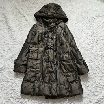 레리안 다운 코트 롱 더플 레인보우 L