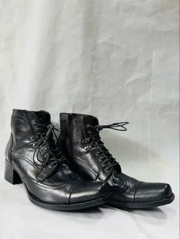 24시간 세일 whoop-de-doo 레이스업 부츠 사이드 지퍼 25