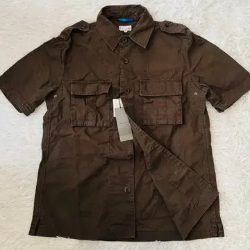 택 포함 하자품 폴스미스 반팔 셔츠 XL 택 포함 카키