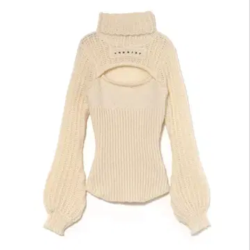 andmary Donna knit tops white